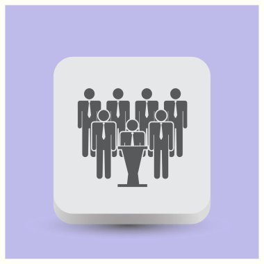 insanlar simgesi. Web vektör simgesi