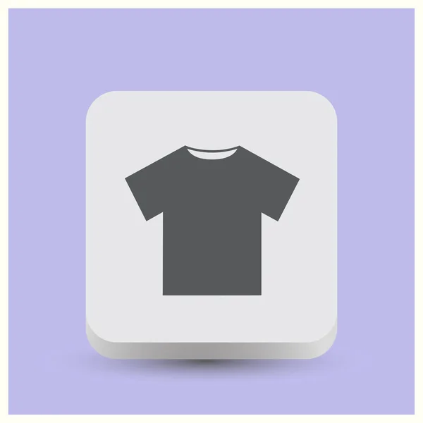 Camiseta Icono Vector. Estilo de vector web . — Vector de stock