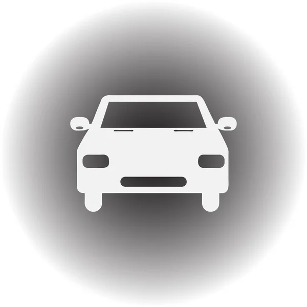 Car web vector icon — Stock Vector