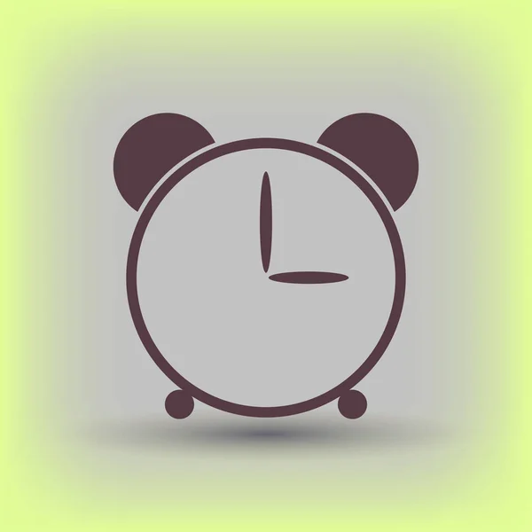 Reloj despertador icono web — Vector de stock