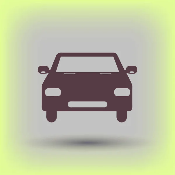 Car icon. Web vector style. — Stock Vector