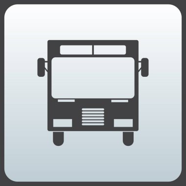 Otobüs vektör web simgesi