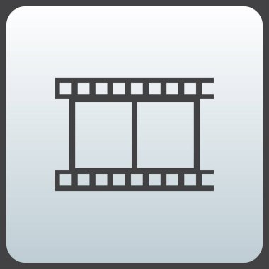 Video vektör düz simgesi