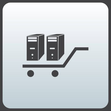 bilgisayar vektör web simgesi