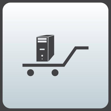 bilgisayar vektör web simgesi