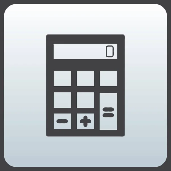 Icono de calculadora. Estilo de vector web . — Vector de stock