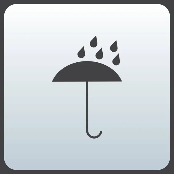 Ikona deštník. Styl webové vektorové. — Stockový vektor