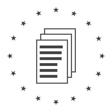 Kontrol listesi simgesi. Ağ simgelerinden biri