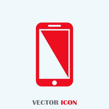 mükemmel detaylı modern akıllı telefon yalıtım vektör