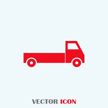 Teslimat vektör düz simgesi