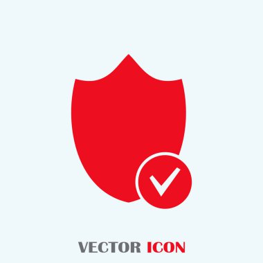 Kalkan vektör web simgesi