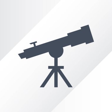 Teleskop vektör web simgesi