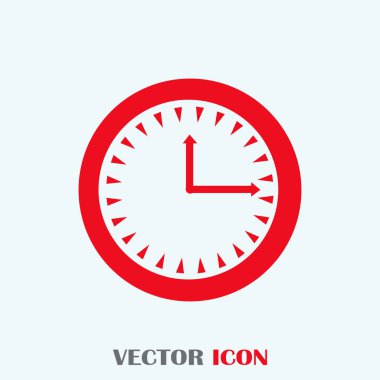 Saat vektör web simgesi