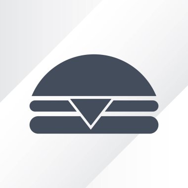 Hamburger vektör web simgesi