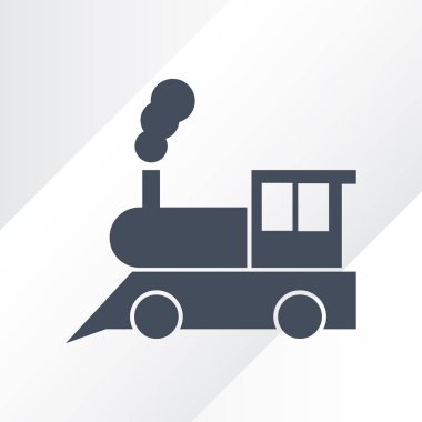 Tren simge vektör, Modern ulaşım işareti, Web sitesi, sosyal medya, kullanıcı arabirimi, mobil uygulaması, Eps10