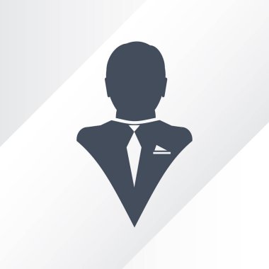 Adam profil simge vektör