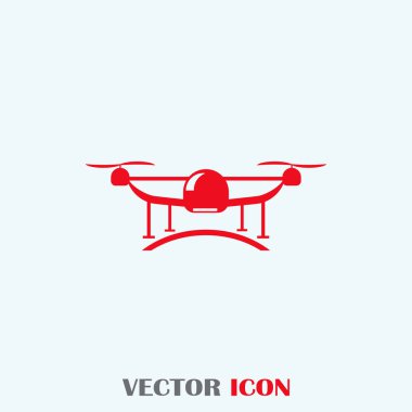 Fotoğraf ve video dron simge vektör