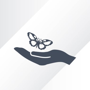 buterfly simge vektör tasarımı