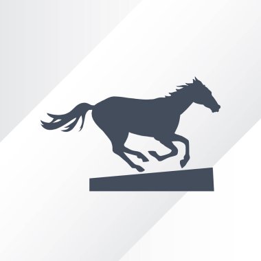 At siyah siluet çalıştırıyor. Vektör çizim.