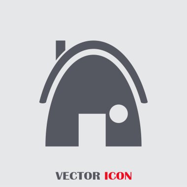 Ev düz simge vektör