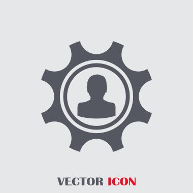 Dişli simgesini. Vektör, Eps 10