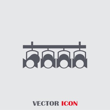 Vektör spot web simgesi