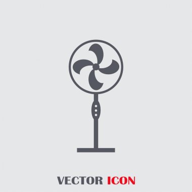 Piktogram vantilatör vektör simgesi.