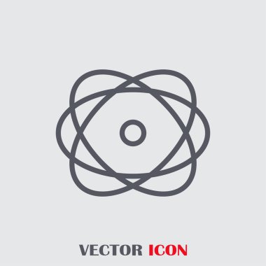 Molekül simgesi. vektör illüstrasyonu