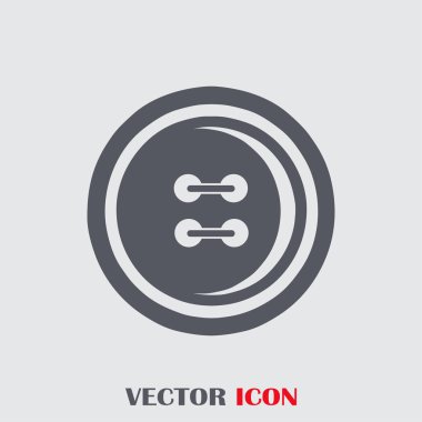 Düğme simgesi. Vektör tasarımı.