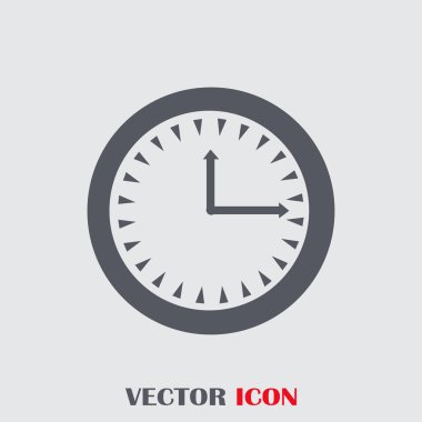 Saat vektör web simgesi