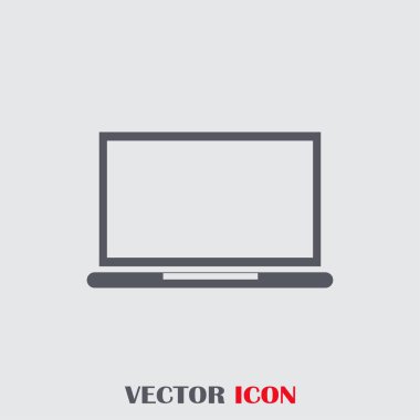 Popüler tasarımı olan bir dizüstü bilgisayar ekranı. Özel resimlerle kullanılabilir.