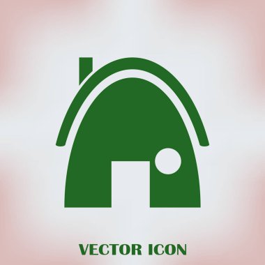 Ev düz simge vektör