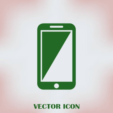 mükemmel detaylı modern akıllı telefon yalıtım vektör