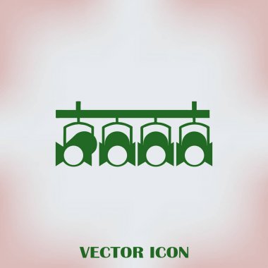 Vektör spot web simgesi