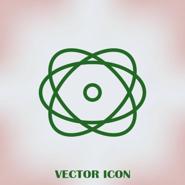 Molekül simgesi. vektör illüstrasyonu