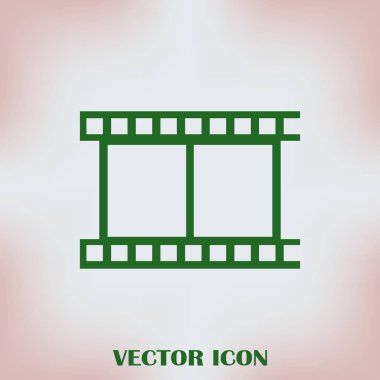 video simgesi, vektör illüstrasyonu