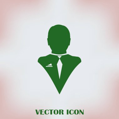 Adam vektör web simgesi