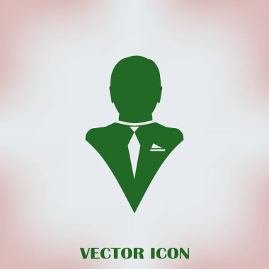 Adam vektör web simgesi