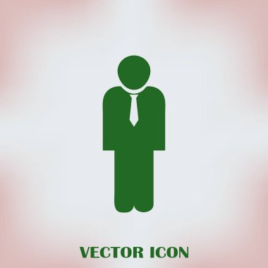 Adam vektör web simgesi