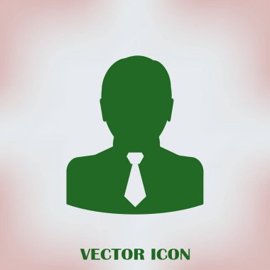 Adam vektör web simgesi