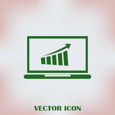 laptop kar kavramı. vektör çizim