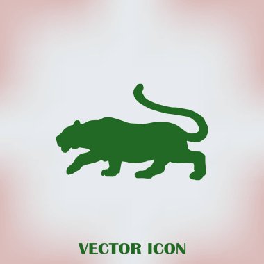 Kabile kaplan vektör dövme atlamak