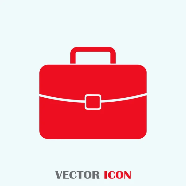 Icono del maletín, ilustración vectorial. estilo de diseño plano. — Vector de stock