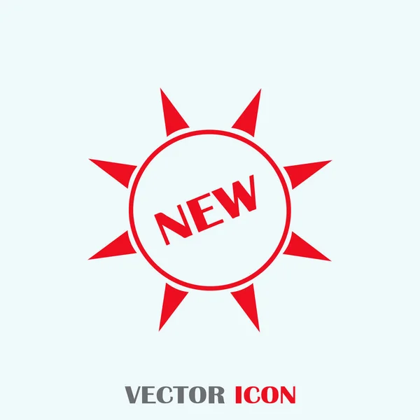 Novo ícone web sinal — Vetor de Stock