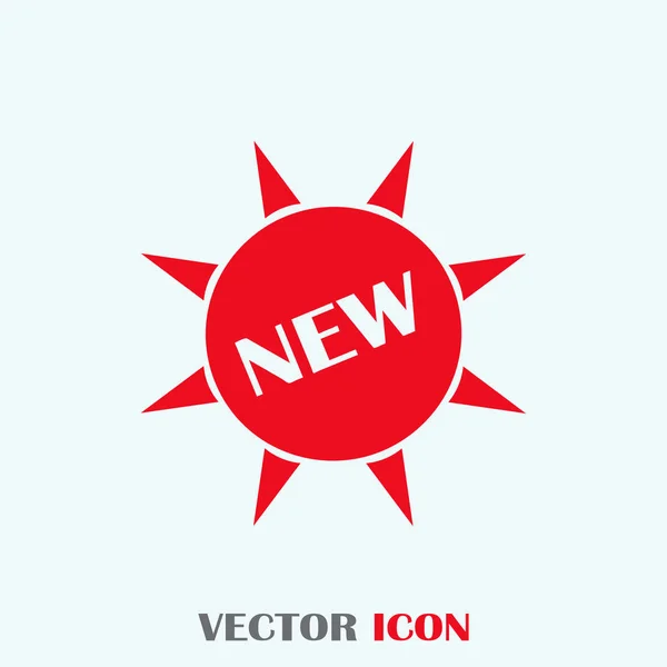 Nuevo icono web signo — Vector de stock