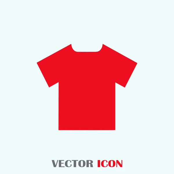 Tričko ikona plochých Vector. — Stockový vektor