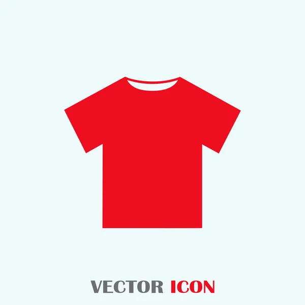 Футболка Icon flat Vector . — стоковый вектор