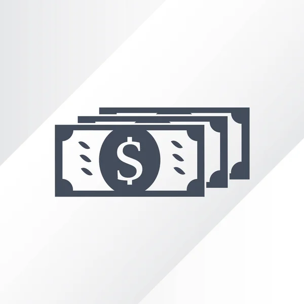 Doları para web simgesi — Stok Vektör