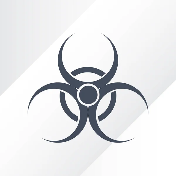 Vector bio hazard ikonen — Stock vektor