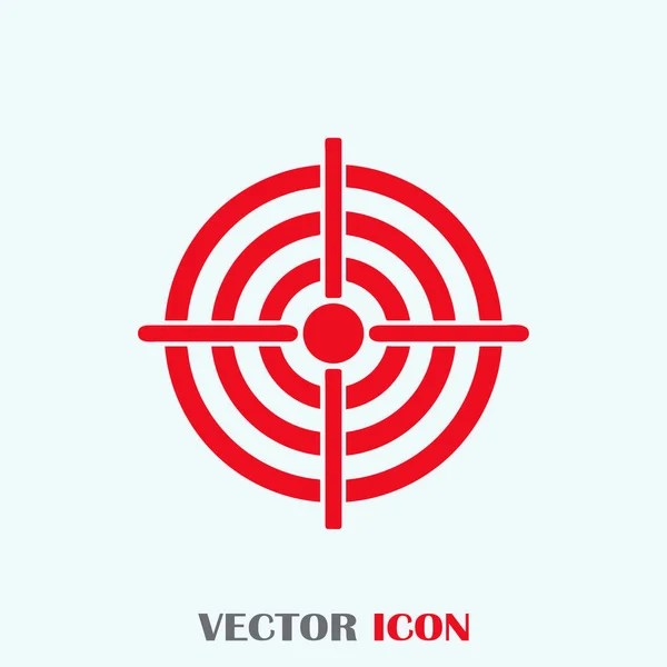 Векторная целевая веб-икона — стоковый вектор